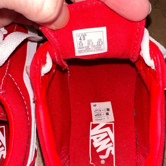 Red Vans - Picture 2 of 7